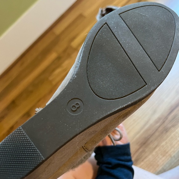 SO Tan Sweater Booties with Knit Detailing - Picture 4 of 5